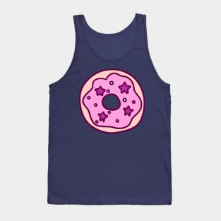 Pink Frosted Star Donut Tank Top